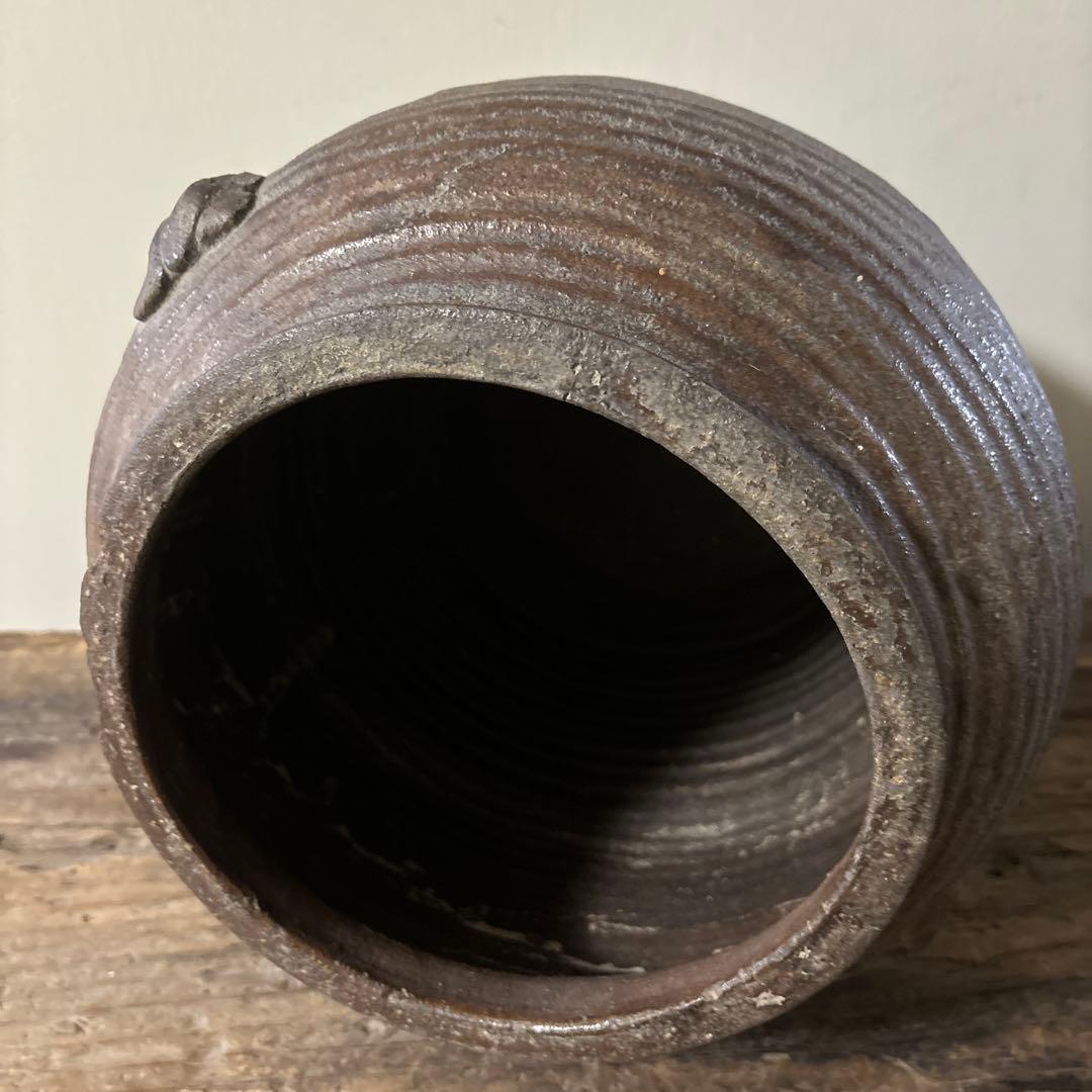 古丹波ニ耳壷　江戸　古常滑　古越前　古備前　古信楽　古瀬戸　古陶　骨董　花器李朝