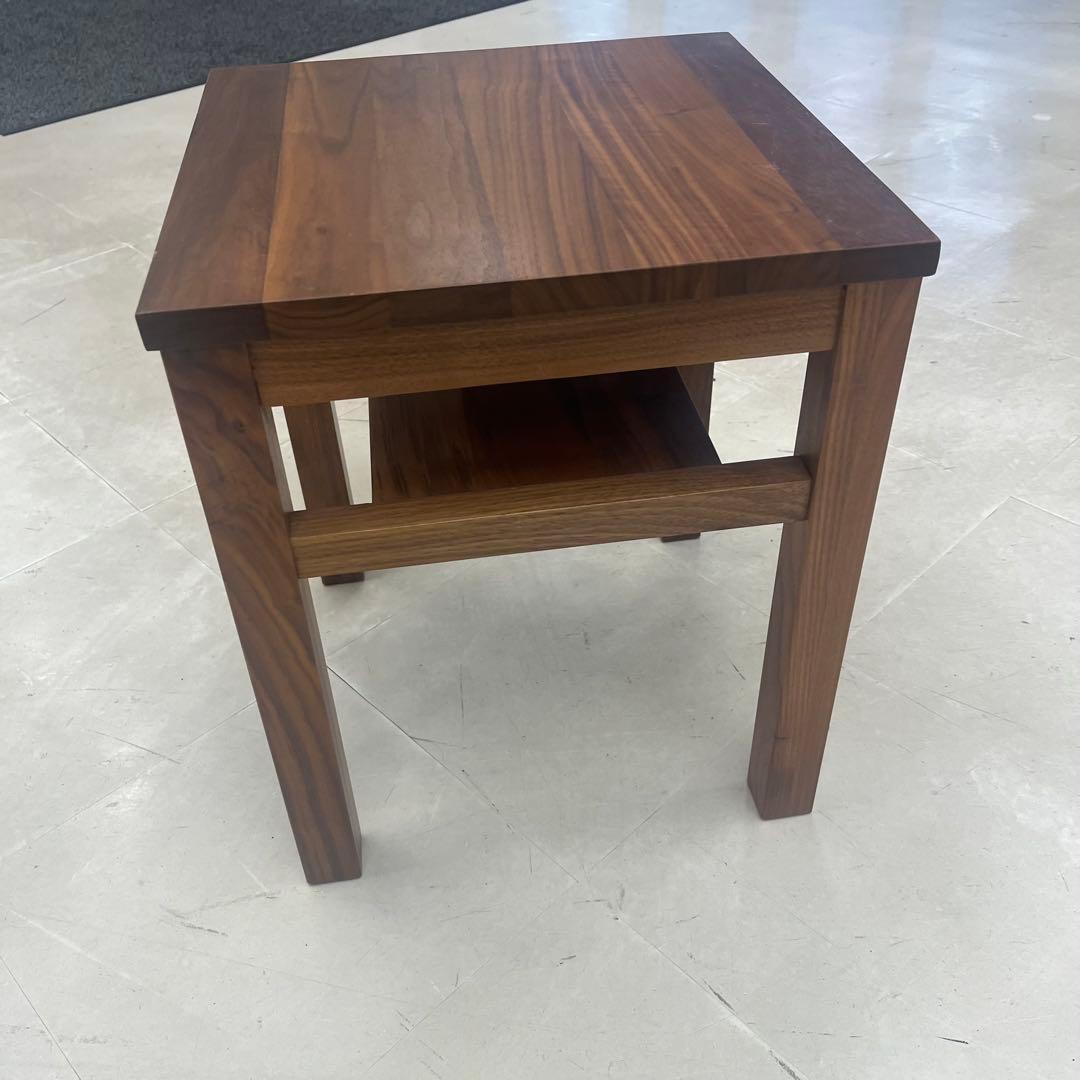 無印良品　MUJI ウォルナット　サイドテーブル　ベンチ