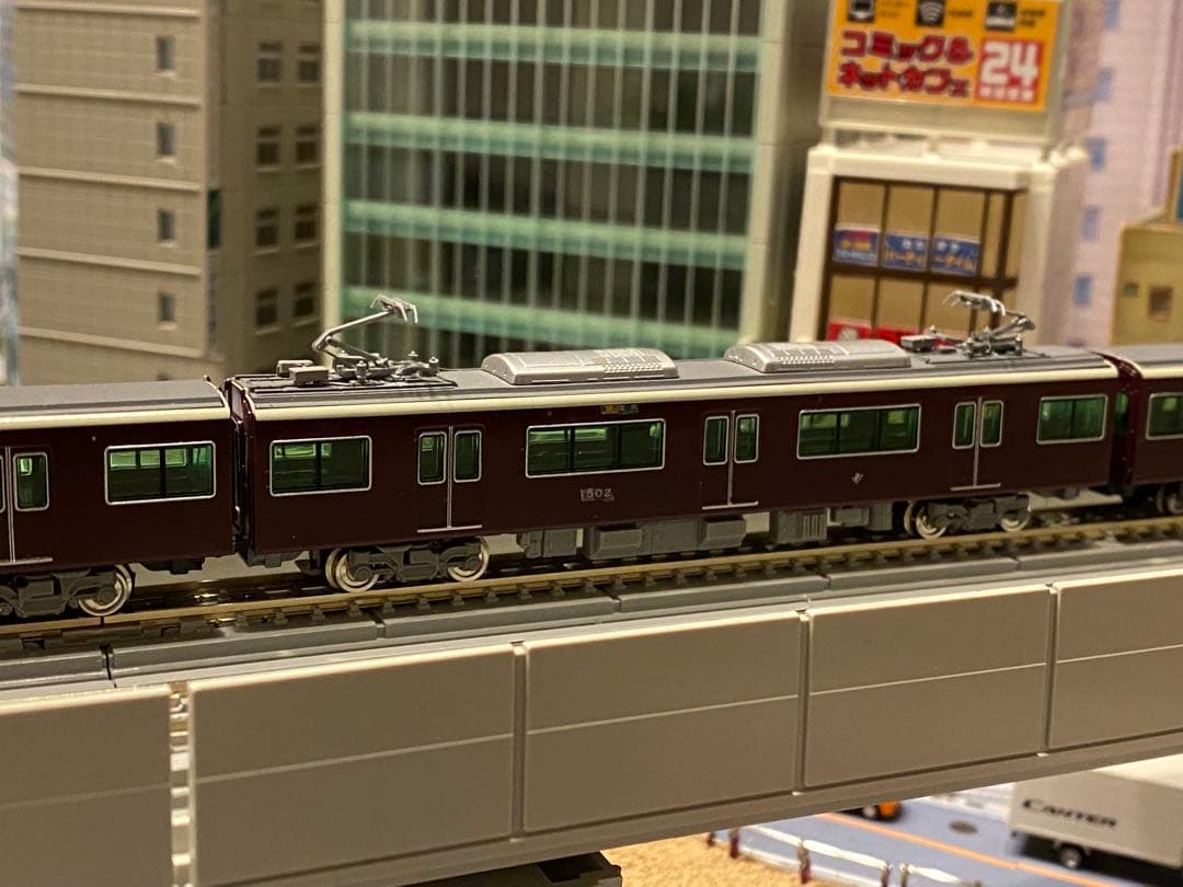 鉄コレ阪急1000系8両N化済み（M車有り）クリアコート施工