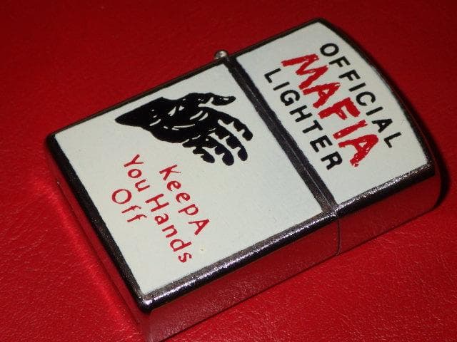 60’S★オイルライター★ビンテージ★オフィシャル マフィア ライター★ジョーク