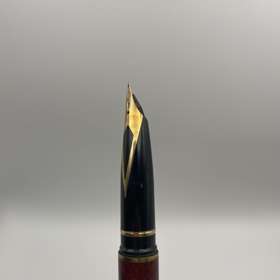 ヴィンテージ　シェーファー　タルガ　マーブル　14k 585 万年筆