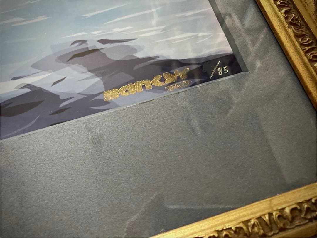 バンクシー BANKSY ポスター バルーン オリジナル　限定 COA 付き