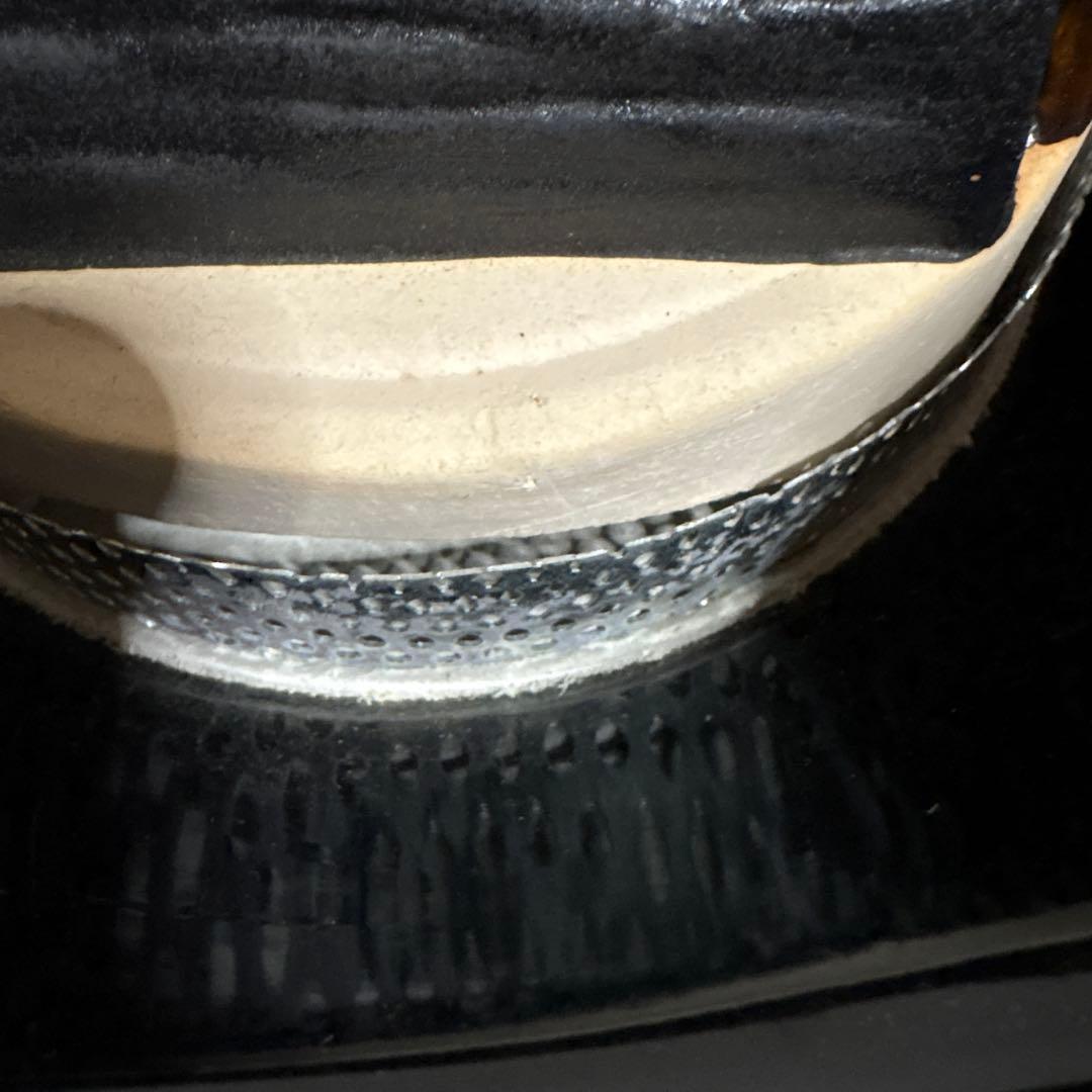 風炉型　電熱器　黒　茶道具 野々田商店 黒真塗　B 湯沸かし　直径約30cm