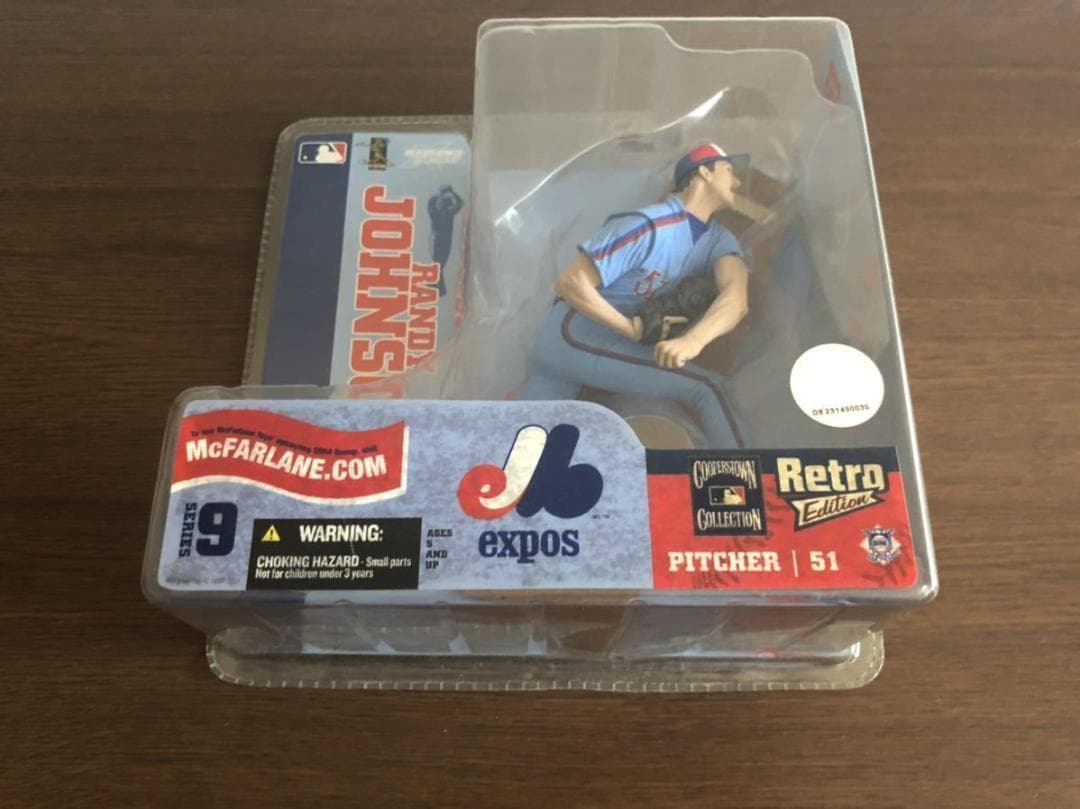 【未開封】「ランディ・ジョンソン #51 モントリオール・エクスポズ」マクファー