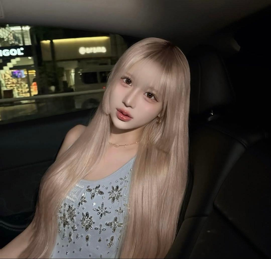 ダーリッチ　ジュエリーリブノースリトップス　SAX