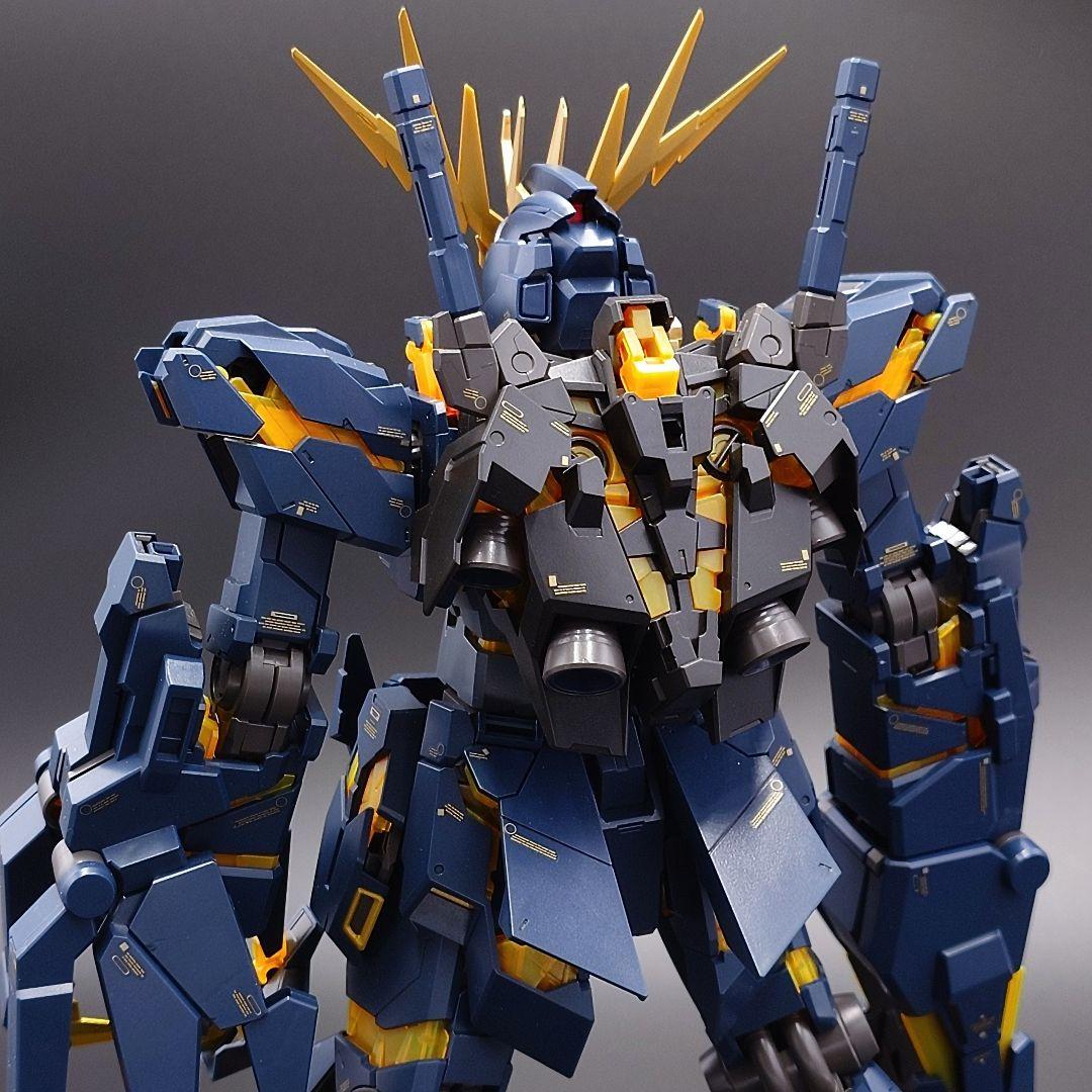 PG 1/60　バンシィ・ノルン　ガンプラ　部分塗装完成品