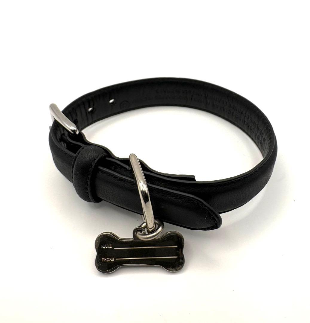 美品　COACH ブラック 犬用　首輪 XS