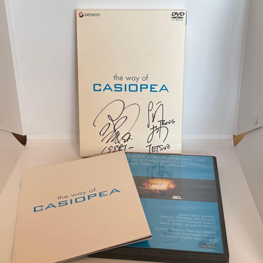 直筆サイン　カシオペア/the way of CASIOPEA〈2枚組〉 DVD