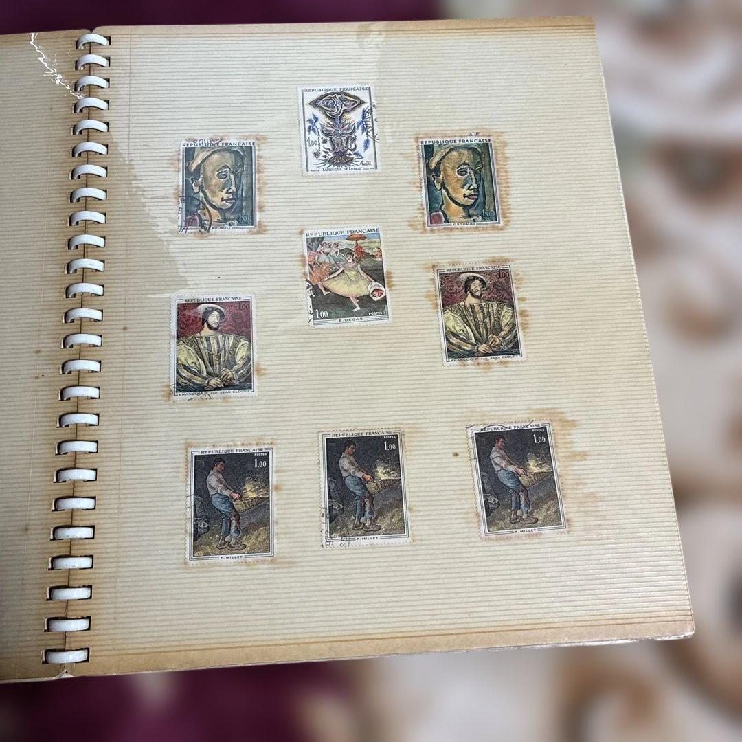 世界各国の使用済み切手　174枚