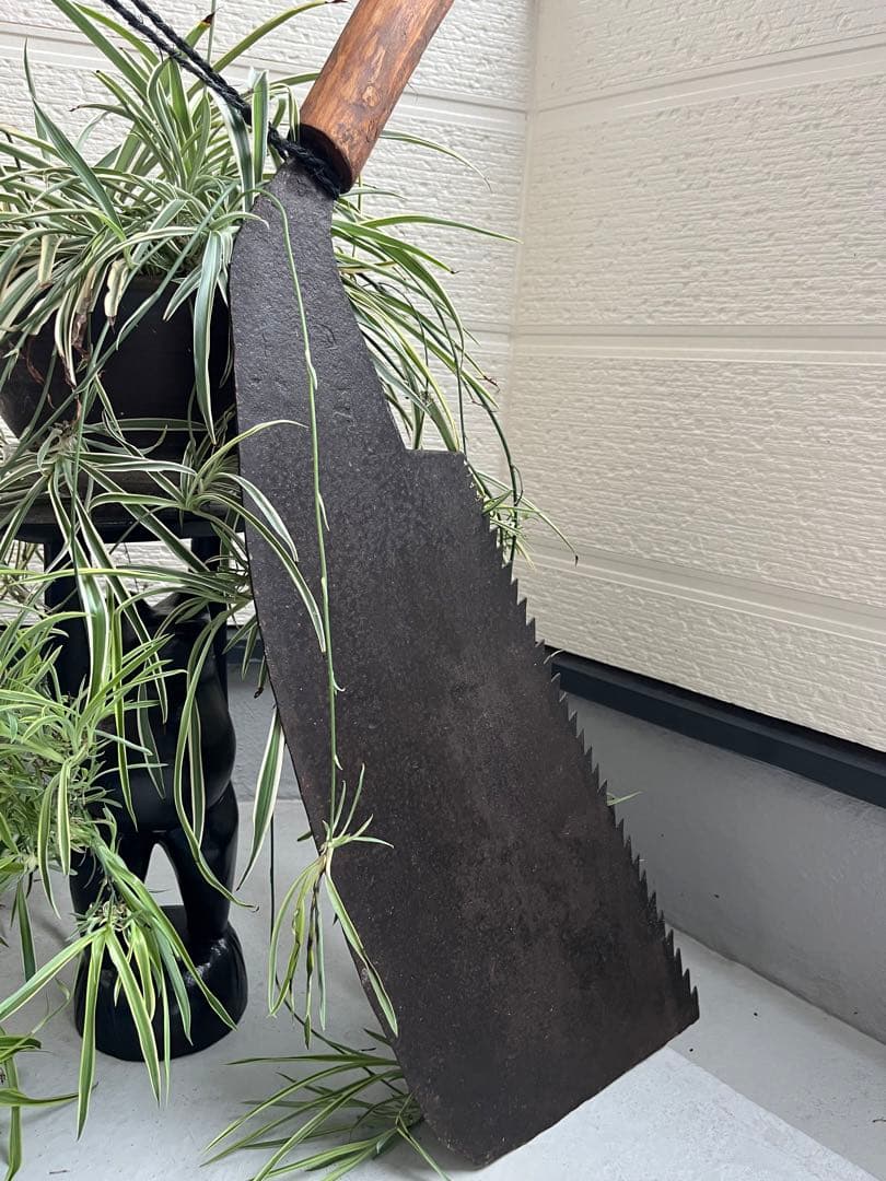 大鋸　木挽鋸　前挽大鋸　ノコギリ　古民具　大工道具　アンティーク