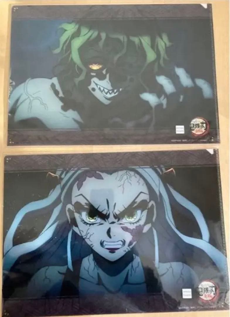 【激レア】鬼滅の刃　堕姫＆妓夫太郎　DINING限定クリアファイル　吾峠呼世晴