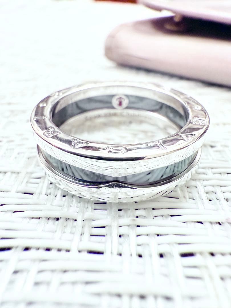 ブルガリ セーブザチルドレン 18号 リング　指輪　59 セラミック　925