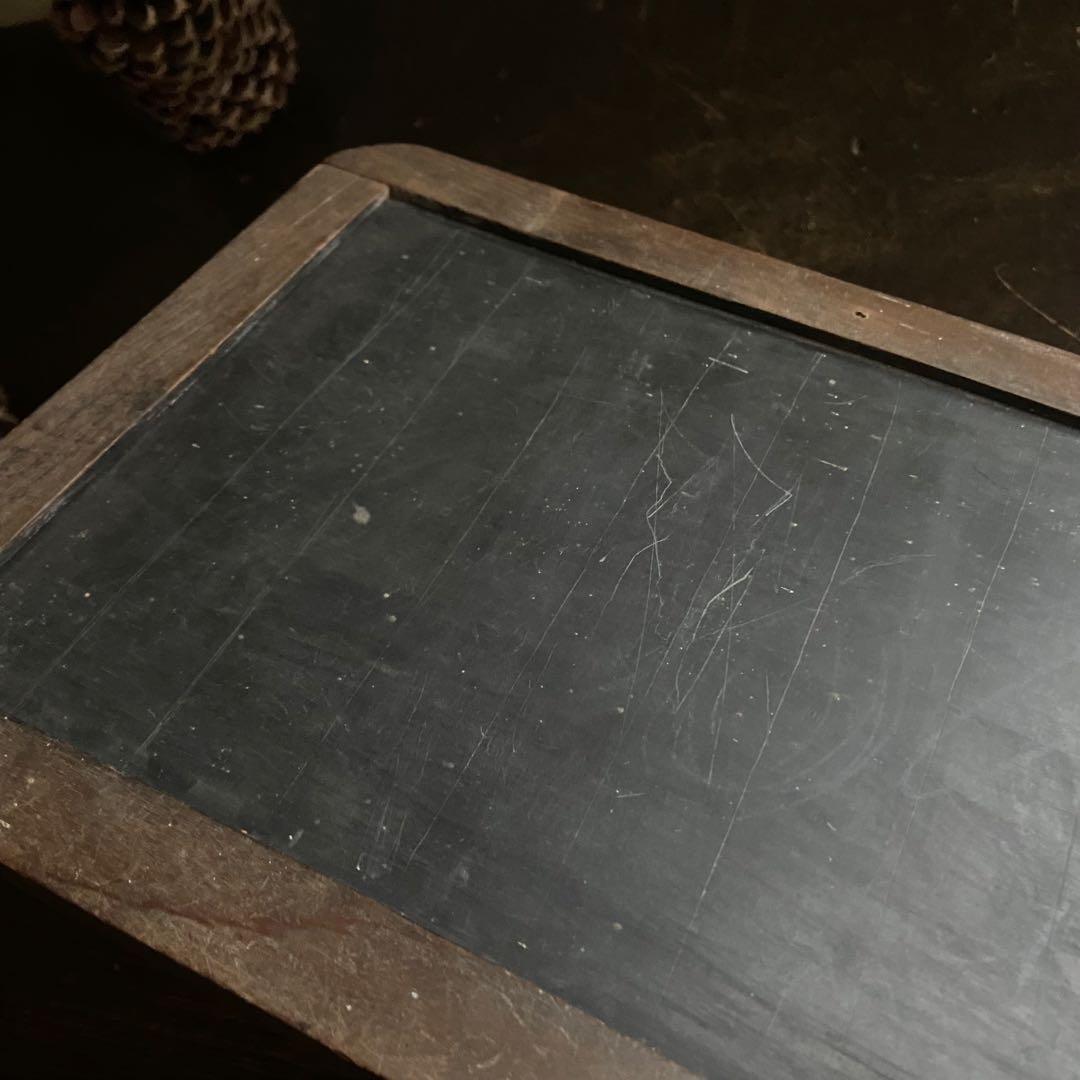 アンティーク　石板　黒板　メッセージボード　大正浪漫　カフェボード　店舗什器