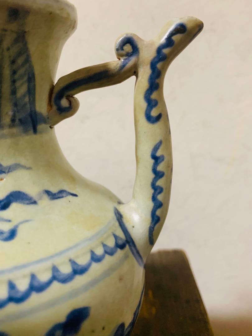 中国明時代早期染付(青花)執壺