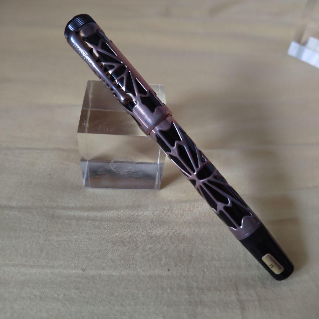 【レア・希少】モンブラン　アクリル　ディスプレイ　ペン立　ペン置き　３点セット