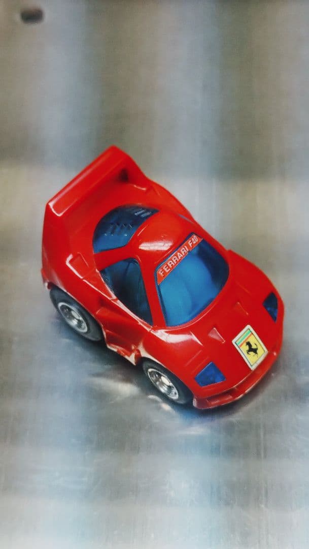 チョロQ No.023 フェラーリ レッド ブルーウィンドー