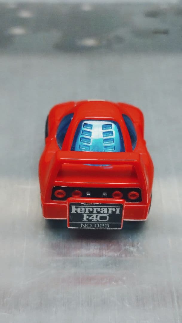チョロQ No.023 フェラーリ レッド ブルーウィンドー