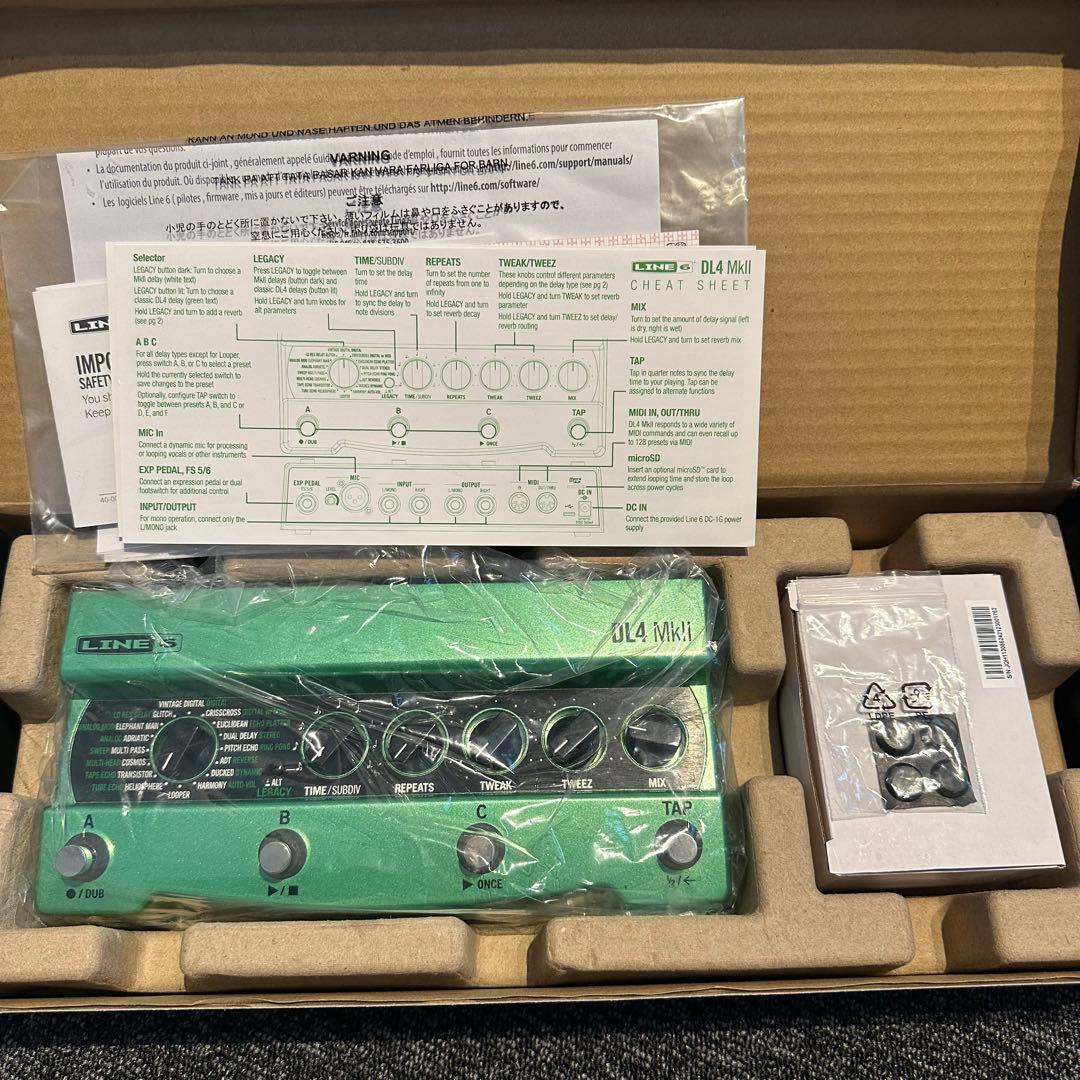 LINE 6 DL4 MkII ギターエフェクター　mk2