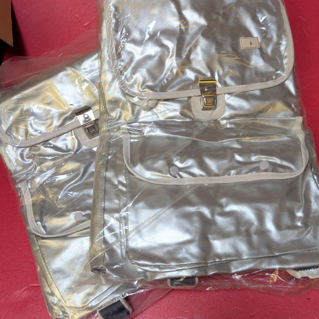 非常用持ち出しリュック シルバー2個