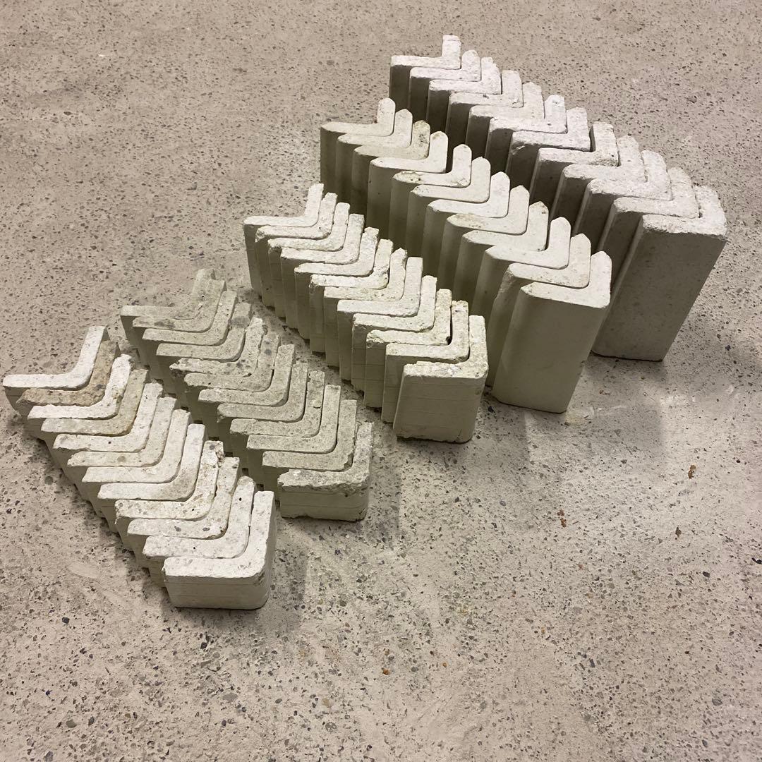 【中古】陶芸用具支柱ツク③h11.5•9.9•6.6各12個・h3.8•24個