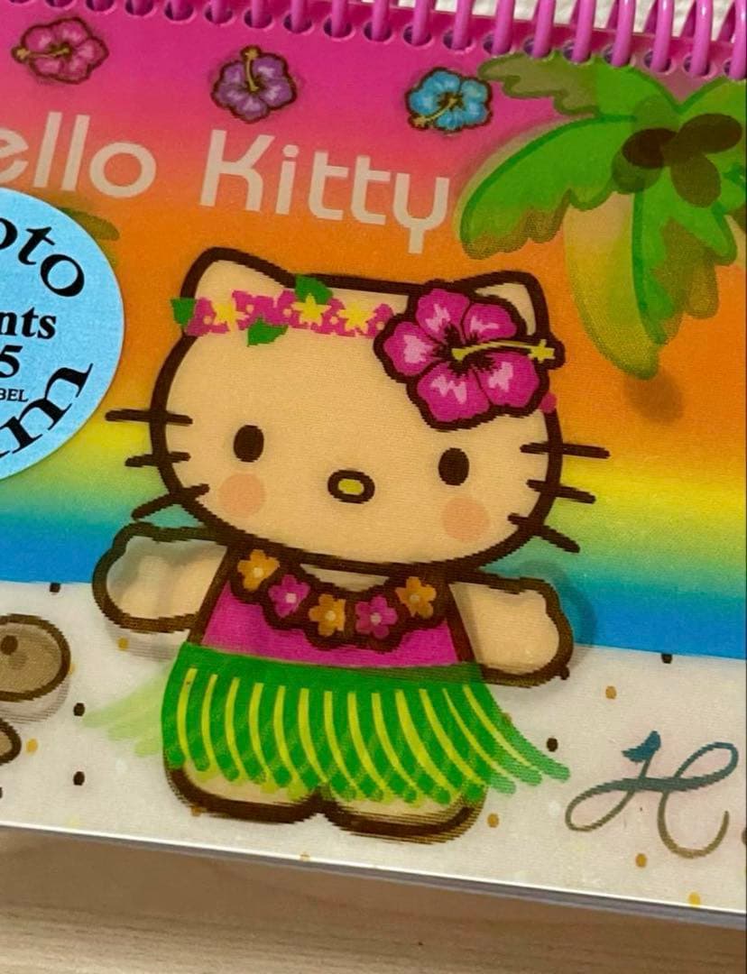 キティ カオハナ　ハイビスカス　水着 日焼け ガングロキティ ハワイグアム