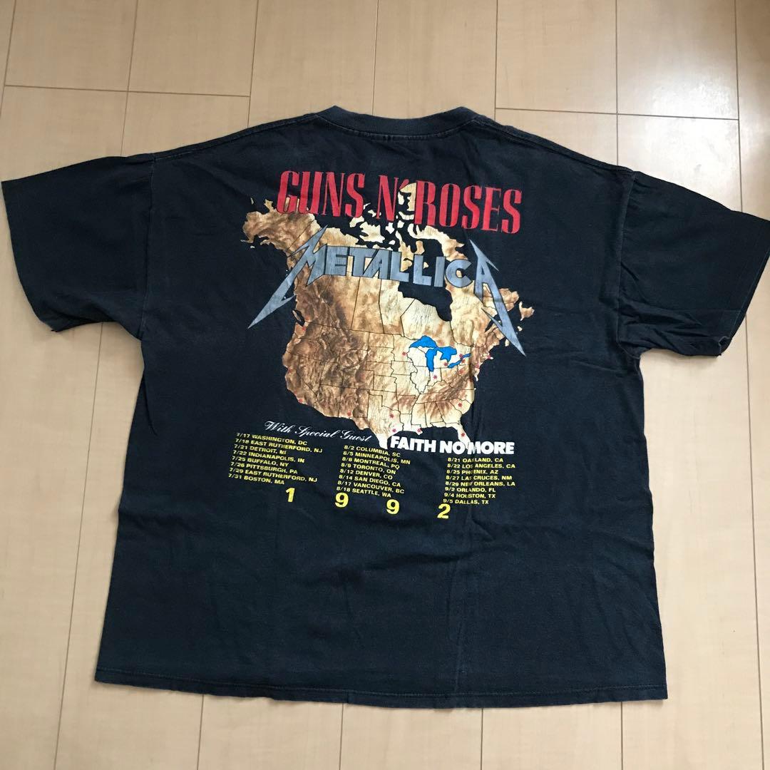 taka着用 メタリカ ガンズアンドローゼズ 1992年製ヴィンテージ Tシャツ