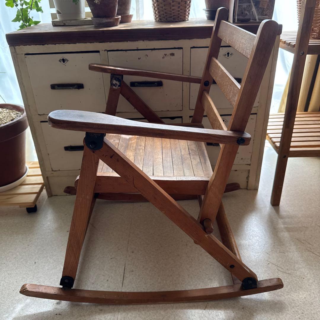 アンティーク ロッキングチェア KISSロッキングチェア イギリスアンティーク