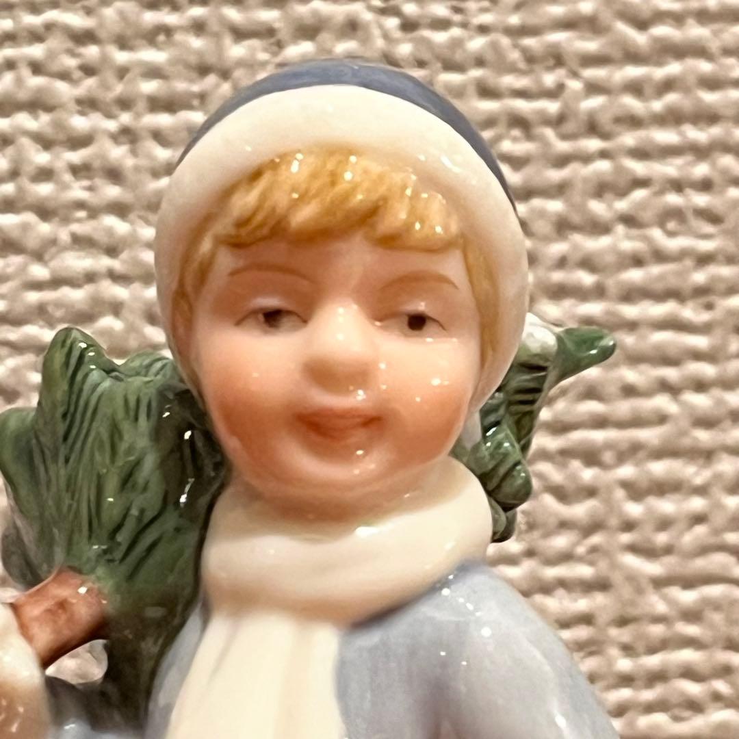 美品　クリスマス　アンナ　フレデリック　ロイヤルコペンハーゲン　人形　陶器　置物