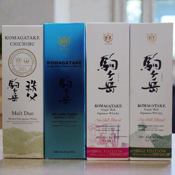 N*S様 駒ヶ岳 シングルモルトウイスキー 2021・2022エディション 4本
