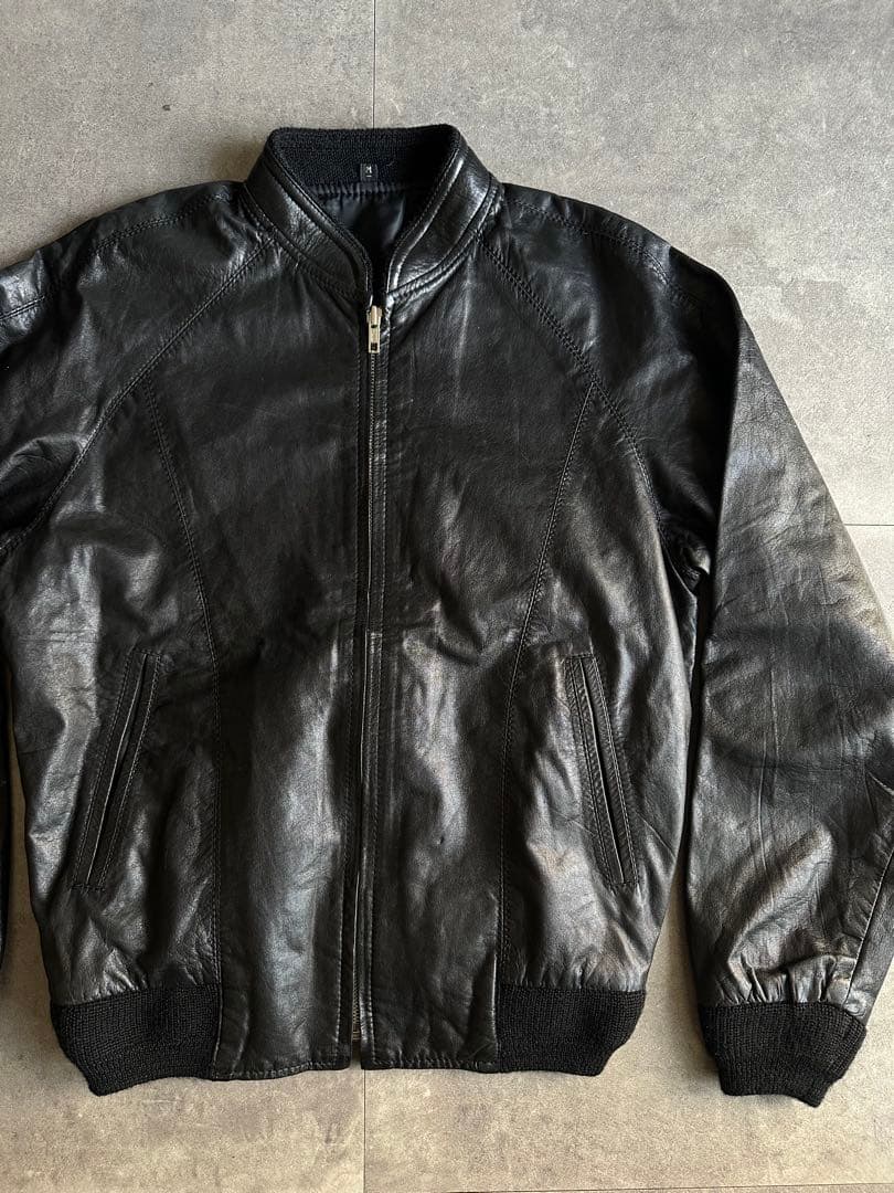 ジャケット・アウター used leather jacket