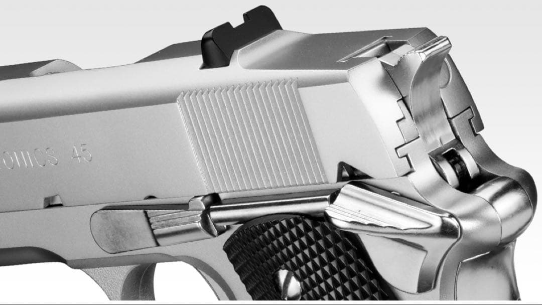 DETONICS 45 ガスハンドガン　ステンレスモデル