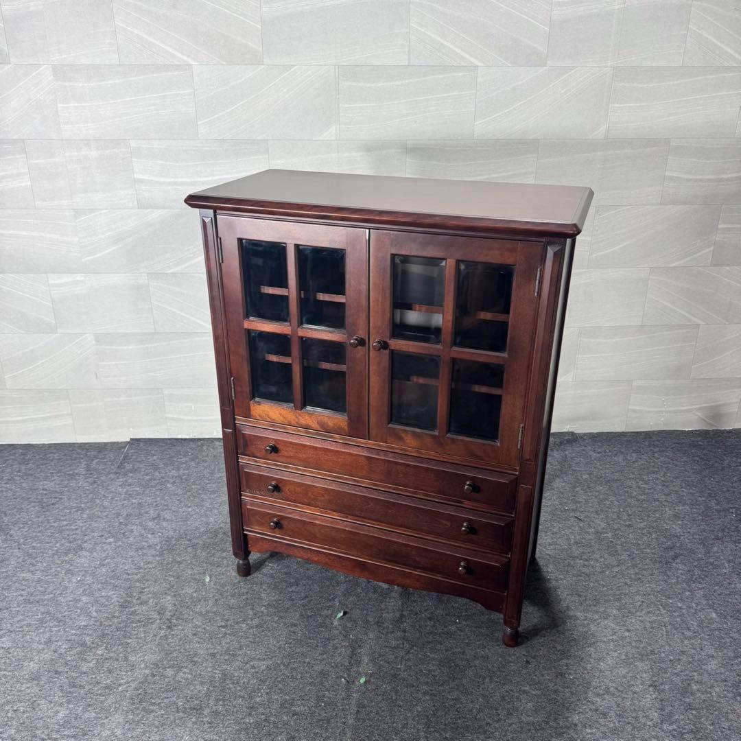 モリシゲ 民芸家具 チェスト 飾り棚 和家具 キャビネット d4159