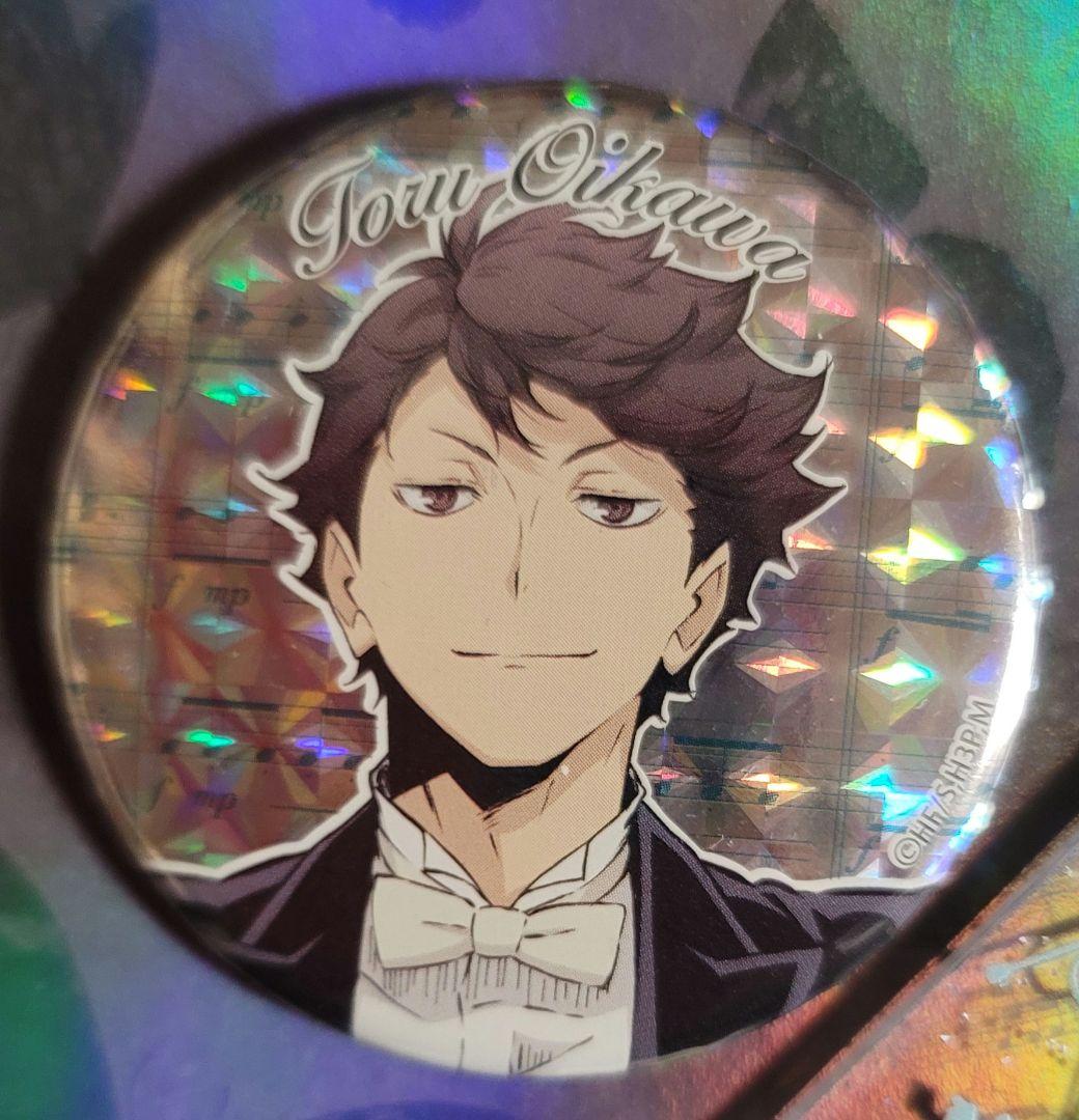 ハイキュー！！コンサート及川缶バッジ&アクキーオマケ［缶バ、ブックカバー付］