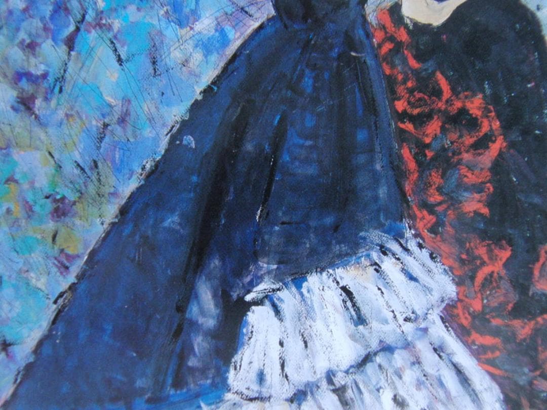 岸ひろ子、【たをやかな刻】、希少な額装用画集より、新品額装付