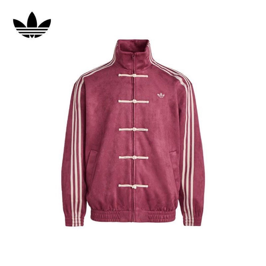 アディダス 中国限定 蛇年トラックジャケット赤Sサイズ”