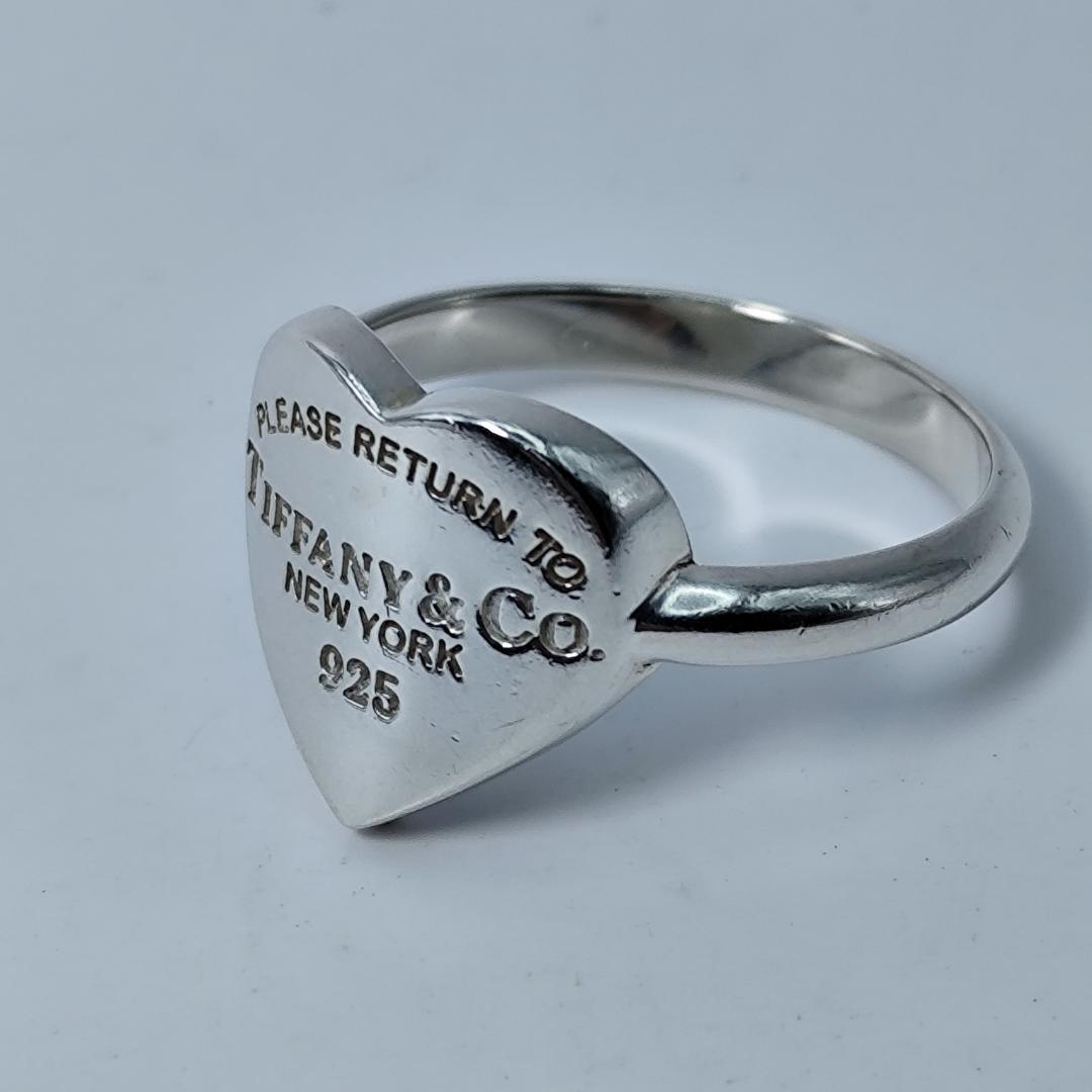 Tiffany & Co. ハート型リング 925シルバー