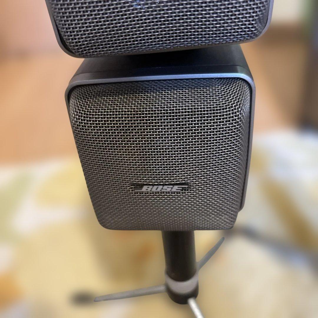 BOSEキューブスピーカーサテライトペア/501Z／専用スタンド2脚