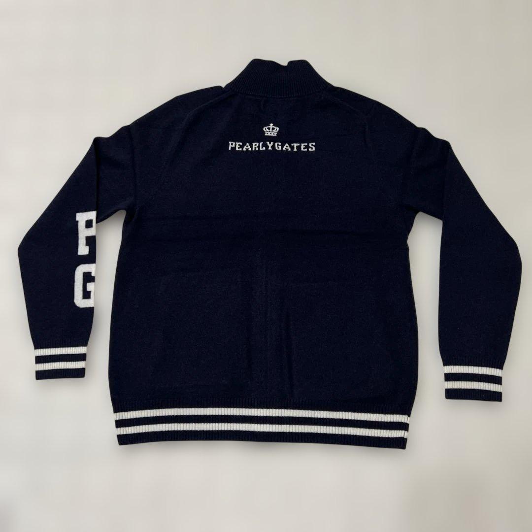 PEARLY GATES カシミヤジップアップアウターネイビー