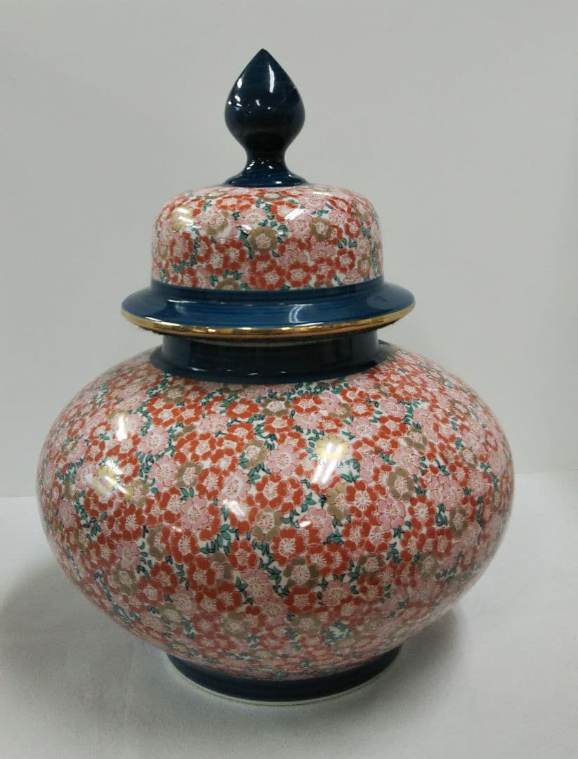 有田焼 金龍窯/沈香壺/博山作/有田 花瓶