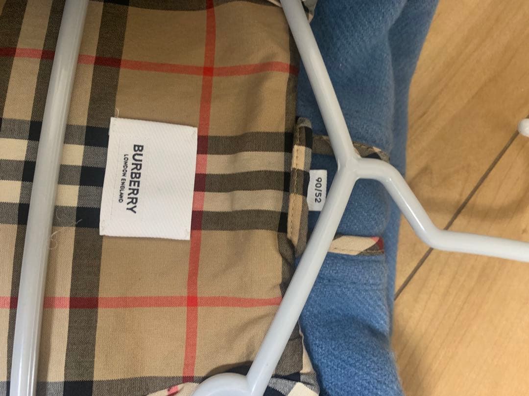 BURBERRY フード付きダッフルコート90