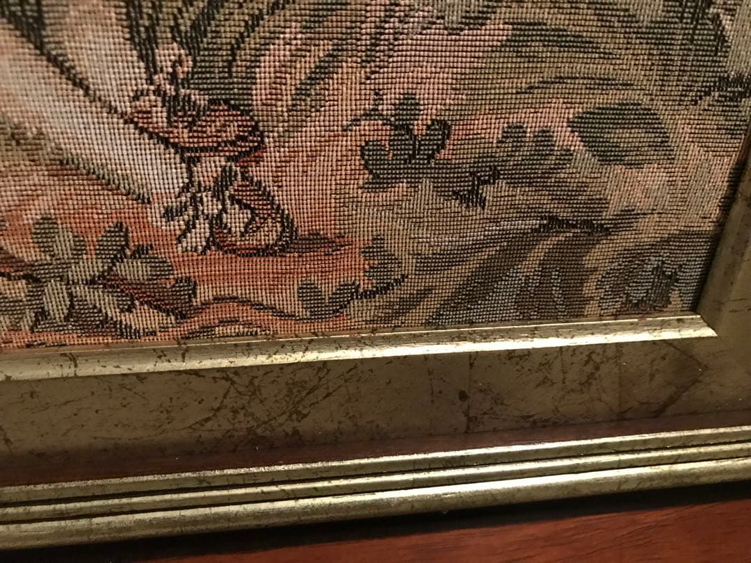 イタリア製 ゴブラン織り 絵画