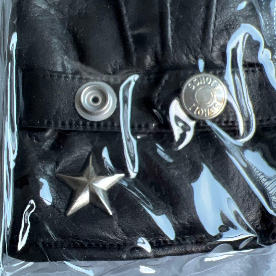 【未使用】　Schott ショット　ウィンター レザーグローブ SHORT