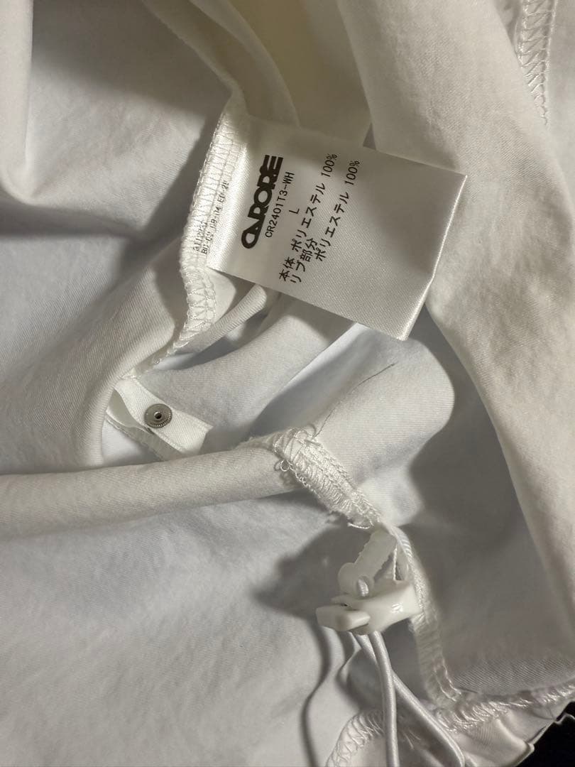 carorie クリーンテック　Tシャツ　ホワイト　Lサイズ