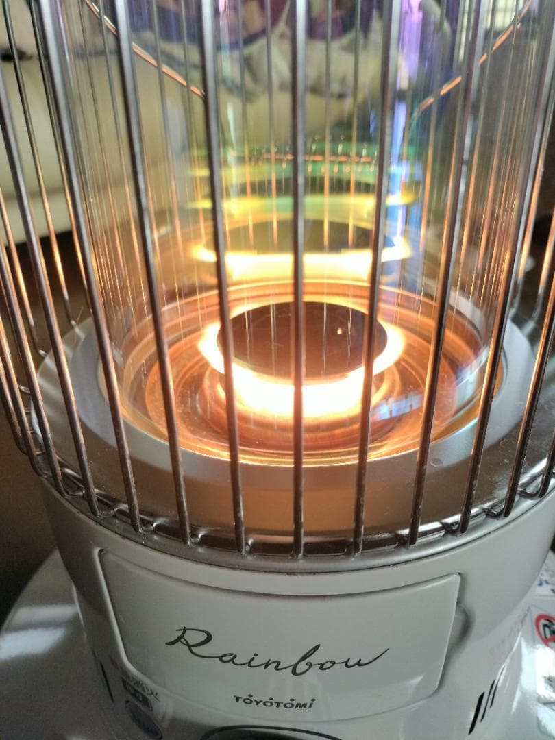 トヨトミ レインボーストーブ 石油ストーブ ホワイト 20年製 RB-250