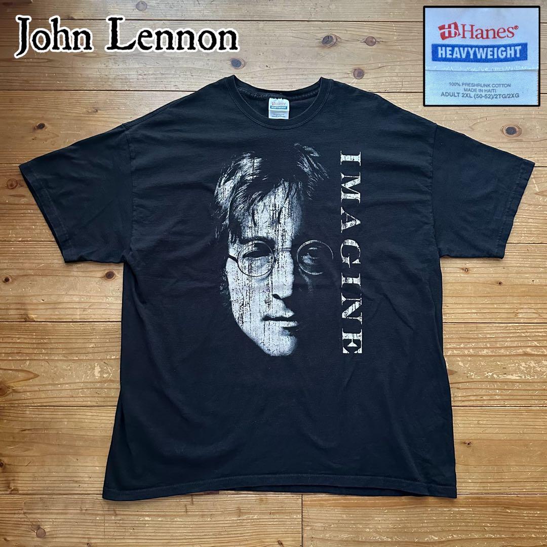 激レア ジョン・レノン IMAGINE オフィシャル ビッグフェイス Tシャツ