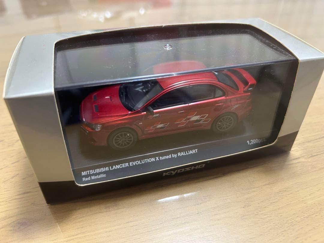京商 三菱 ランサーエボリューションⅩ ラリーアート ミニカー 新品未開封品