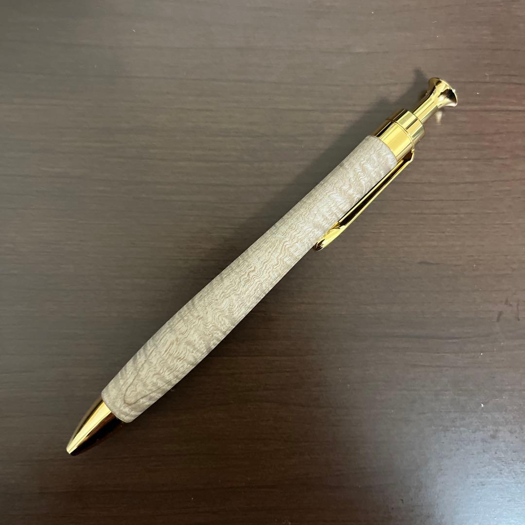 こぶた工房　ジェニュインマホガニー極上杢　ボールペン