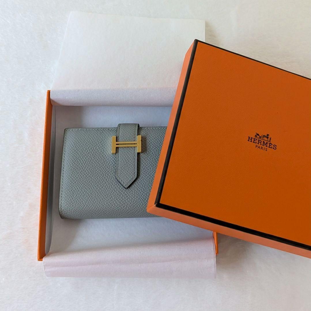 【高級】エルメス ベアンミニ カードケース 小銭入れ パスケース ヴォ―エプソン