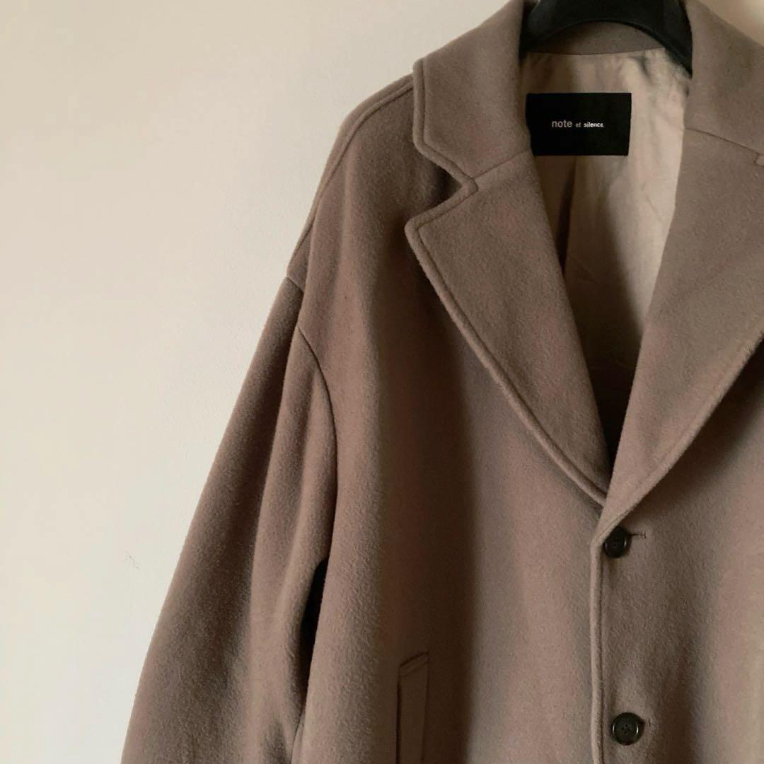 ノートエシロンス＊super120 メルトンウール ボリュームコート