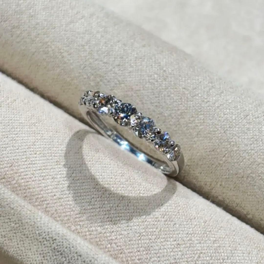 PT900ハーフエタニティリング 12号